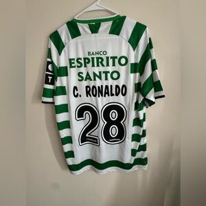 Cristiano Ronaldo 2003/2004 Sporting CP jersey
